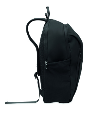 Logo trade promotional giveaways picture of: 15" soft PU laptop backpack