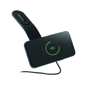 Logo trade business gifts image of: 15W magnetic car charger