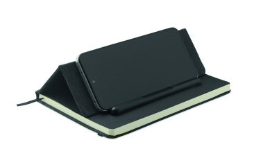 Logotrade promotional product image of: A5 notebook with phone holder