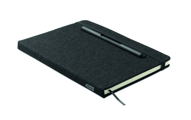 Logo trade promotional gifts picture of: A5 notebook with phone holder