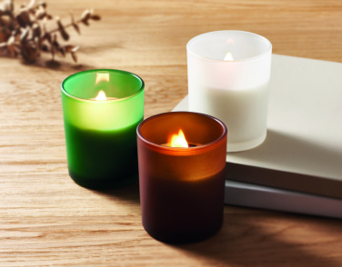 Logo trade promotional item photo of: Plant based wax candle 80 gr