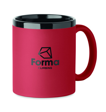Logo trade promotional items image of: Ceramic mug for laser 300 ml