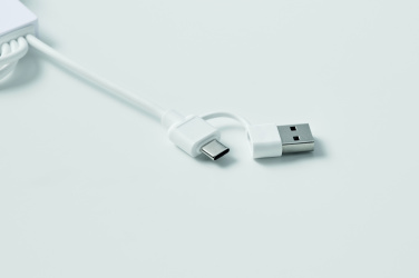 Logotrade corporate gift image of: 2 in 1 charging cable type-C