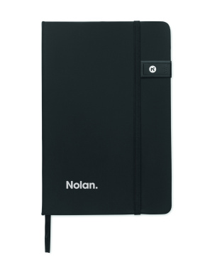 Logo trade promotional products image of: A5 notebook w/ integrated USB
