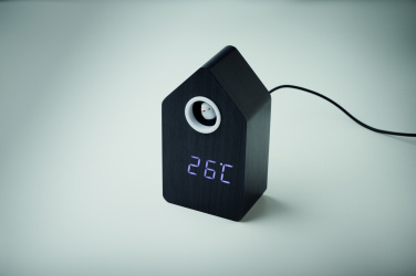 Logotrade promotional giveaway picture of: MDF cuckoo alarm clock