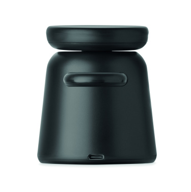 Logo trade business gifts image of: 3 in 1 wireless charger 15W