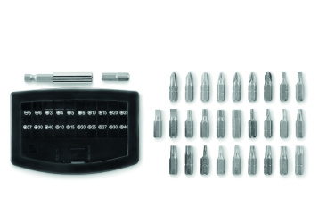 Logo trade advertising products picture of: 32 pcs screwdriver bit set