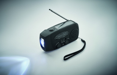 Logotrade corporate gifts photo of: Portable radio with LED torch