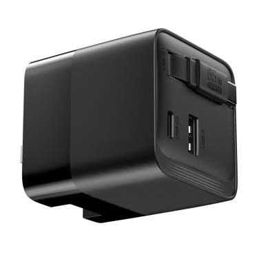 Logo trade advertising products image of: Urban Vitamin Mendocino 65W GaN charger retractable cable