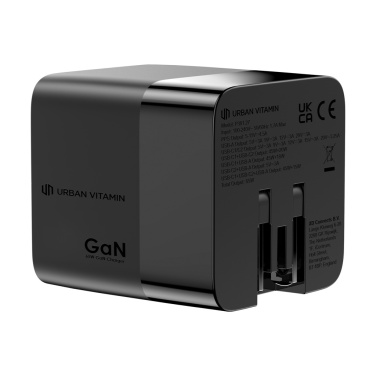 Logotrade promotional gift image of: Urban Vitamin Mendocino 65W GaN charger retractable cable