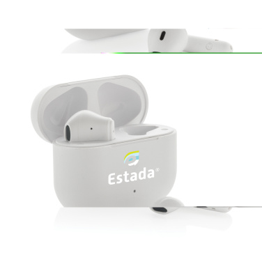 Logotrade promotional item image of: Tunevo RCS recycled plastic wireless earbuds