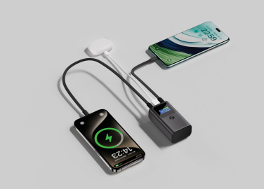 Logo trade promotional items image of: Urban Vitamin Campbell 55W 10.000mAh pocket powerbank