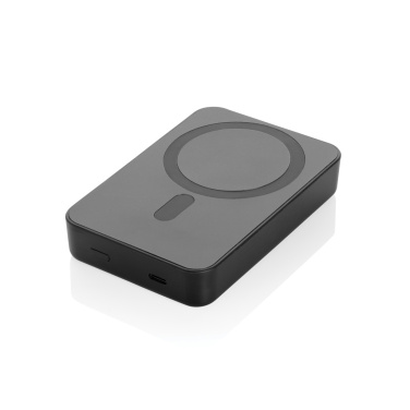 Logo trade promotional merchandise picture of: Amporia RCS recycled plastic 10.000mAh magnetic powerbank