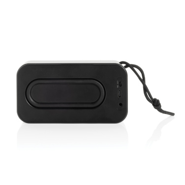 Logo trade advertising product photo of: Swiss Peak RCS recycled aluminium 10W bass speaker