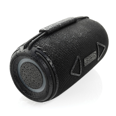 Logotrade promotional products photo of: Prisma RCS recycled plastic IPX 4 waterpoof 16W speaker