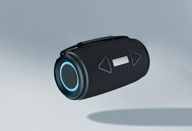 Logotrade promotional merchandise photo of: Prisma RCS recycled plastic IPX 4 waterpoof 16W speaker