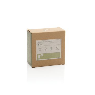 Logo trade promotional gifts image of: Revix RCS recycled plastic massage gun