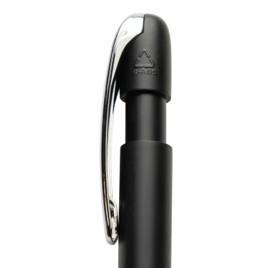 Logo trade promotional items image of: Glide GRS certified R-ABS Metal Clip Pen