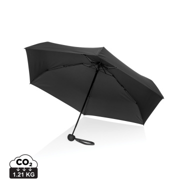 Logo trade corporate gifts image of: 19.5" Aware™ RPET super mini manual 190T Pongee umbrella