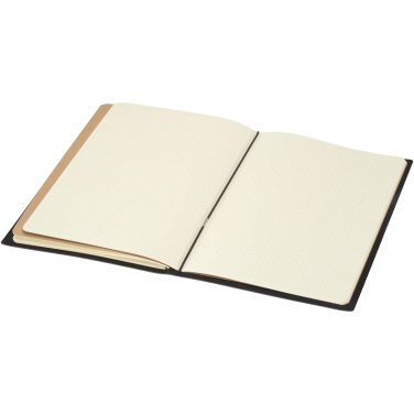 Logo trade promotional merchandise picture of: Slyk A5 refillable notebook with two cahiers