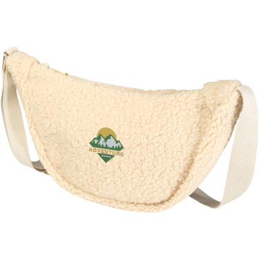 Logo trade promotional gifts image of: Bear GRS recycled sherpa crossbody bag 3L