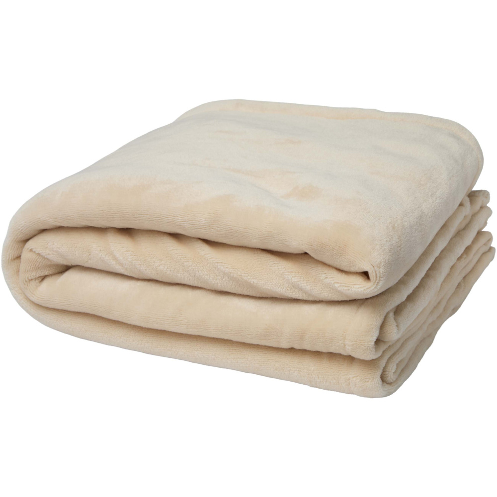 Logotrade advertising product picture of: Ashen GRS recycled sherpa blanket
