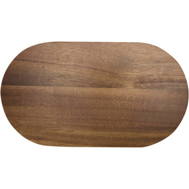 Logo trade promotional giveaway photo of: Edge acacia wood serving tray