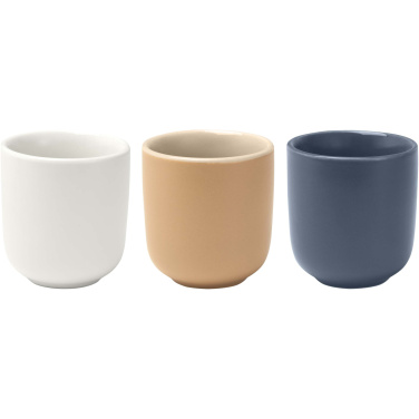 Logo trade promotional products image of: Male 90 ml ceramic espresso cups - set of 2