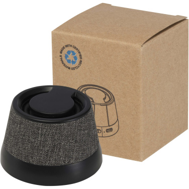 Logo trade corporate gift photo of: Horna 3W recycled plastic magnetic wireless speaker