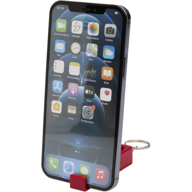 Logotrade promotional gift image of: Aggia recycled plastic phone stand with fidget toy