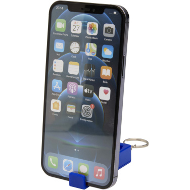 Logotrade promotional merchandise picture of: Aggia recycled plastic phone stand with fidget toy