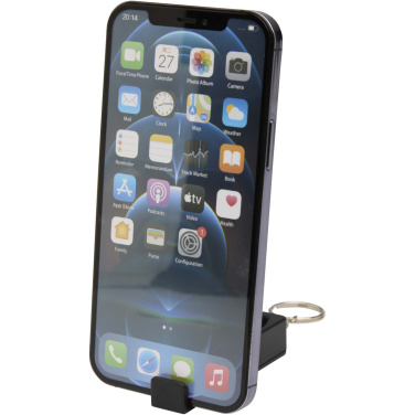 Logotrade promotional giveaway picture of: Aggia recycled plastic phone stand with fidget toy