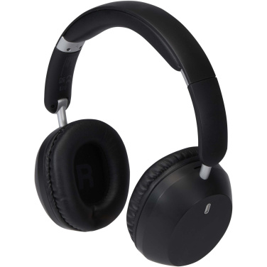 Logotrade promotional product image of: Hoggar recycled plastic over-ear foldeable ANC and ENC headphones