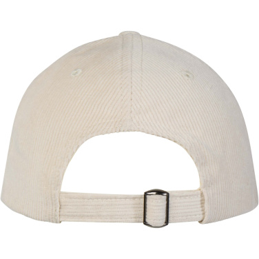 Logotrade advertising product picture of: Hutton 6 panel recycled corduroy cap