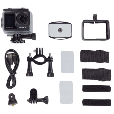 Logotrade promotional merchandise photo of: Prixton DV670 4K dual screen action camera