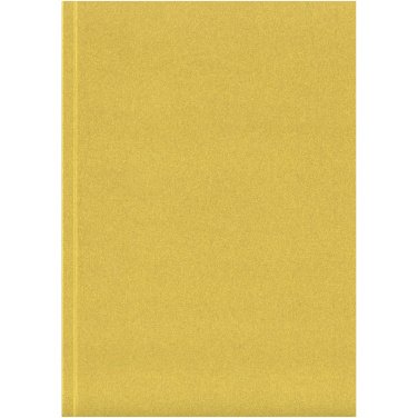 Logo trade promotional giveaway photo of: Novella Austen A5 metallic soft cover notebook - 100 sheets