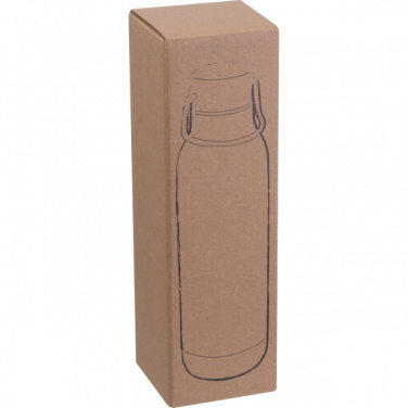 Logo trade promotional gifts image of: Stainless steel water bottle BORGHOLM