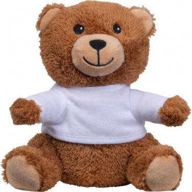 Logo trade promotional giveaways image of: Plush teddy bear HELSINKI