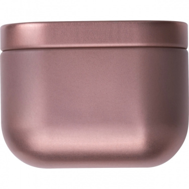 Logo trade business gifts image of: Candle in tin PRAGUE