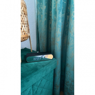 Logo trade promotional item photo of: Alarm Clock and Wireless Charger ADELAIDE