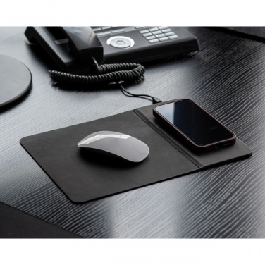 Logotrade advertising products photo of: Mousepad with Wireless Charging ROTHERHAM