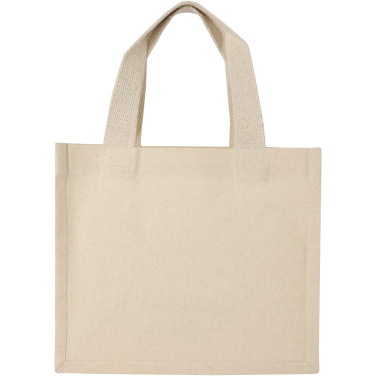 Logotrade promotional gift picture of: Odessa 220 g/m² GRS recycled cotton mini gusset tote bag 9L