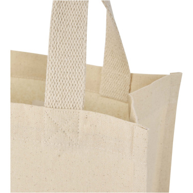 Logo trade corporate gift photo of: Odessa 220 g/m² GRS recycled cotton mini gusset tote bag 9L
