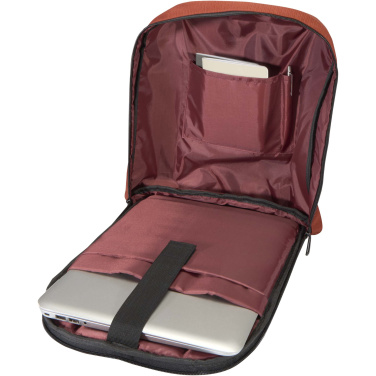 Logo trade promotional giveaway photo of: Luma 15" GRS recycled anti-theft laptop backpack 10L