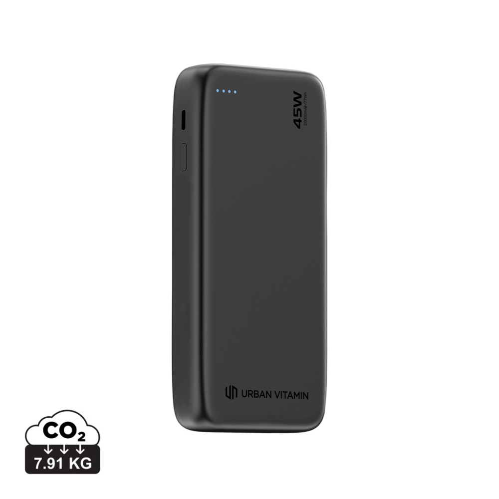 Logo trade advertising products picture of: Urban Vitamin San Mateo 45W 20.000 mAh Powerbank