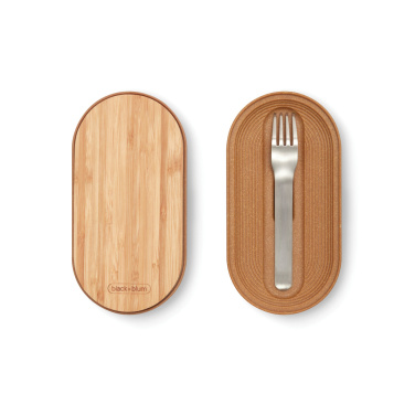 Logotrade promotional items photo of: Black+Blum Stainless Steel Double Bento Box