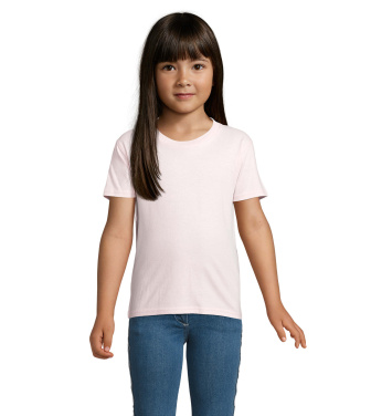 Logo trade corporate gifts image of: PIONEER KIDS T-SHIRTORGANIC