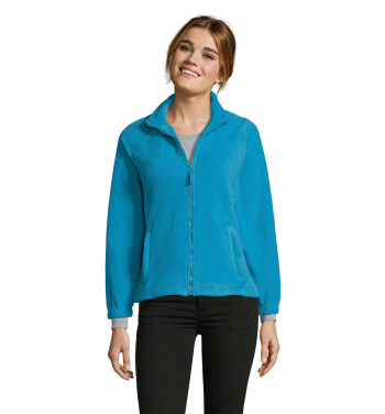 Logo trade promotional products picture of: NORTH WOMEN ZIPPED FLEECE