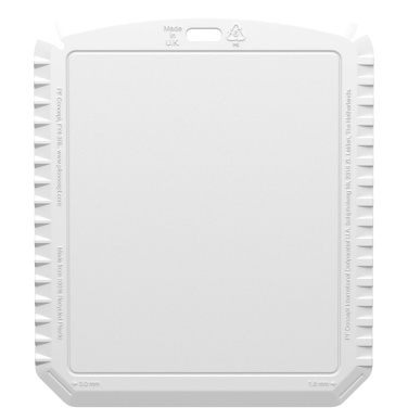 Logo trade promotional giveaway photo of: Thrym rectangular recycled plastic ice scraper