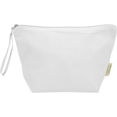 Logo trade corporate gifts image of: Odisha 180 g/m² OCS organic large accessory pouch 3L